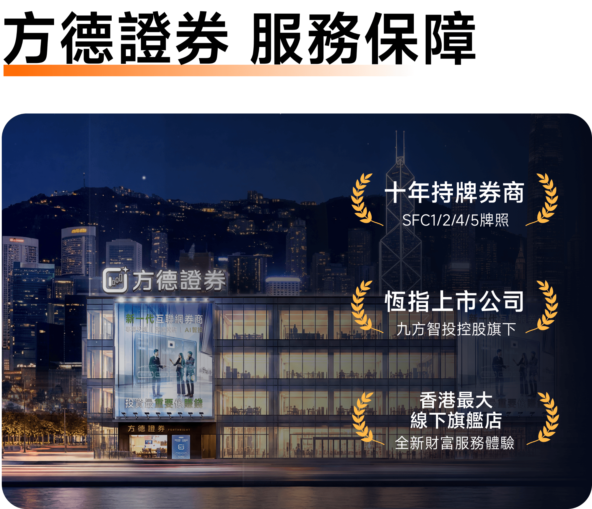 方德證券 服務保障
